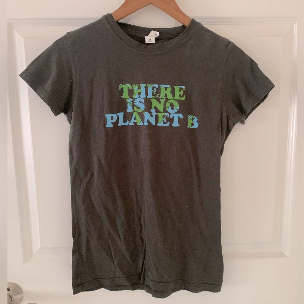 There is no planet b!  Medium cotton tee shirt , gently worn